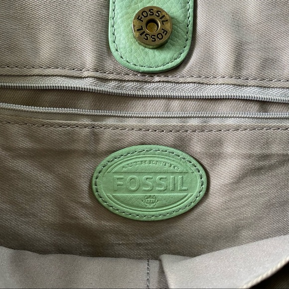 Fossil Mint Green Perforated Tote Bag - Picture 5 of 7